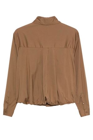 Brown cotton poplin shirt SEMI COUTURE | Y5WK08V321